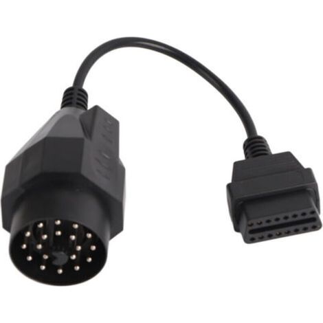 OBD2 20-pin to 16-pin Adapter Connector Scanner Cable for E36 E38 E39 E46 E53 X5 Z3 (1/5)