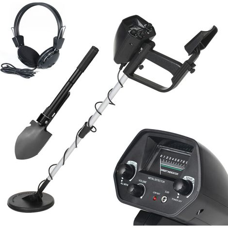 Underground metal detector with audible alarm MD4030, delivered without batteries, with shovel and headphones (1/5)
