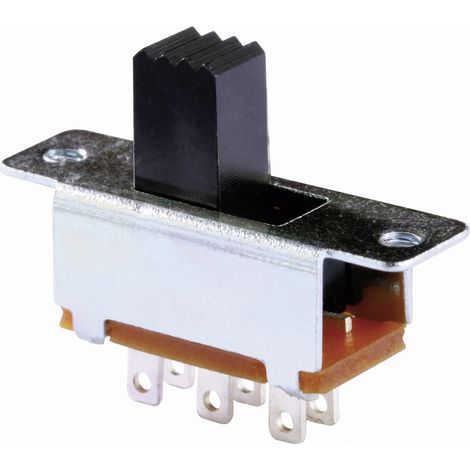 Knitter-Switch MFS 201N SW MFS 201N SW Schiebeschalter 30 V/DC 0.35 A 2 x Ein/Ein 1 St.
