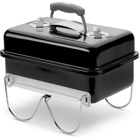 Weber WBR0070P Barbecue Go Anywhere a Carbone Portatile Nero (1/4)