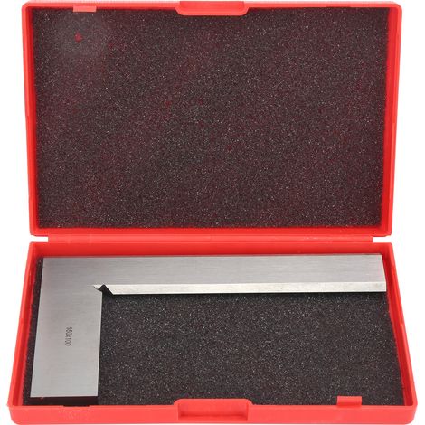 Règle à bord tranchant en acier inoxydable 160x100mm, équerre de marquage 90° pour pièces industrielles, outil de mesure précis. (1/5)