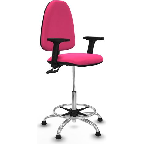 Piqueras y Crespo B2D05RT Silla de Oficina Rosa Cómoda (1/3)