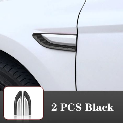 (2 pièces noires sans logo) Badges latéraux de porte/aile de voiture, autocollants de carrosserie compatibles avec Jeep Grand Cherokee, Wrangler JK, Gladiator, Compass, Renegade et Patriot. (1/4)