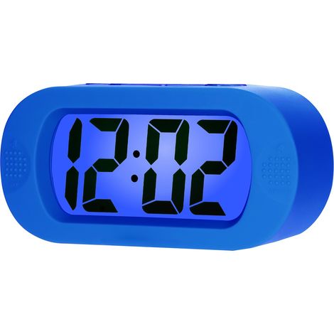 Appareils numériques pour enfants avec fonction Snooze et lumière de nuit–résistantes– Compactes et lumineuses–Couleur bleu