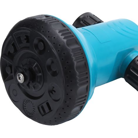 Aspersor de suelo de 9 funciones para jardín y césped con adaptador bidireccional – plástico, 24 x 12 x 9 cm, accesorio de riego (1/5)