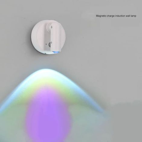 Spot LED sans fil avec aimant et détecteur de mouvement – 3 températures de couleur, rechargeable par batterie/USB pour décoration, plantes et couloir – Choisissez la couleur et le type
