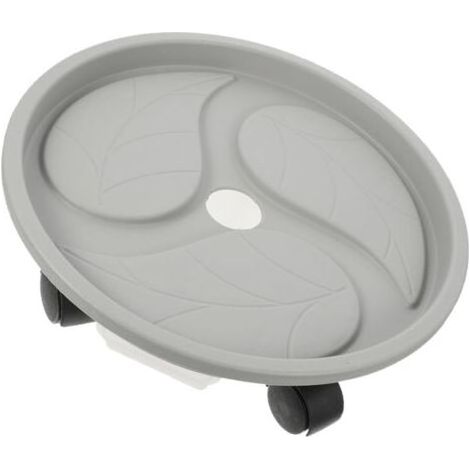 Support pour Pots de Fleurs avec roulettes Plateau de Jardinière Mobile avec Bac à Eau Support de Plantes Intérieur et Extérieur Capacité Protection de Sol et Facilité de (1/5)