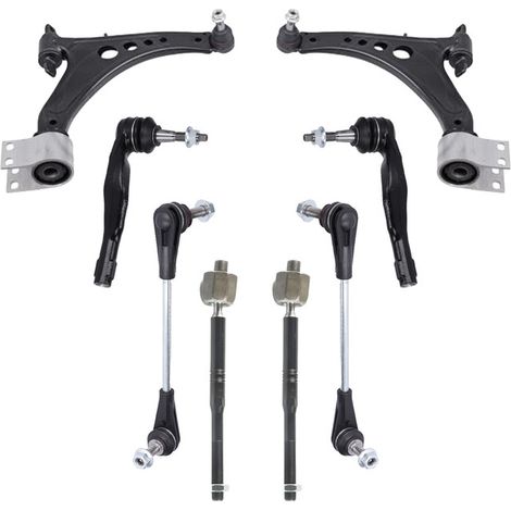 KIT BRACCIO OSCILLANTE 8 PEZZI COMPATIBILE CON OPEL INSIGNIA B Grand Sport (Z18) 1.5 CDT / Kit Sospensione Completo OE/OEM / Bracci Oscillanti + Testine Sterzo / Sostituzione Diretta OEM