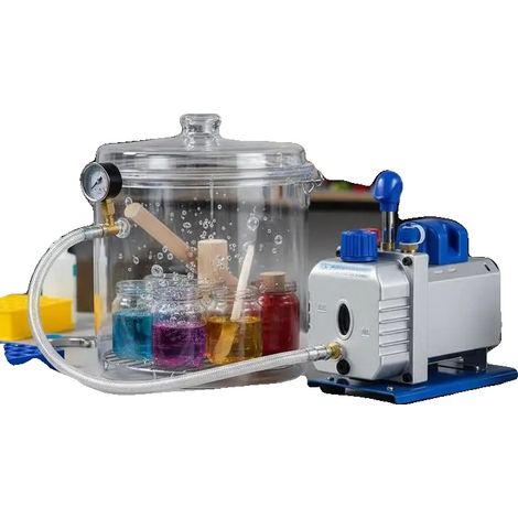 Vakuumkammerpumpe, 85L/min Leistung, Multifunktionale Fähigkeit, ROT (1/2)