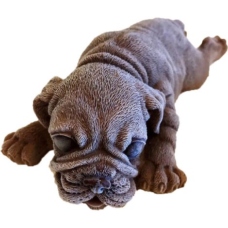 Moule en silicone en forme de chien pour gâteau mousse, outils pour crème glacée Shar Pei 3D, décoration de fondant (1/5)