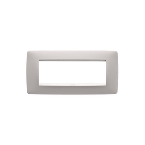 PLAQUE ONE 6P NATUREL BEIGE SATIN GEWISS GW16106VL (1/4)