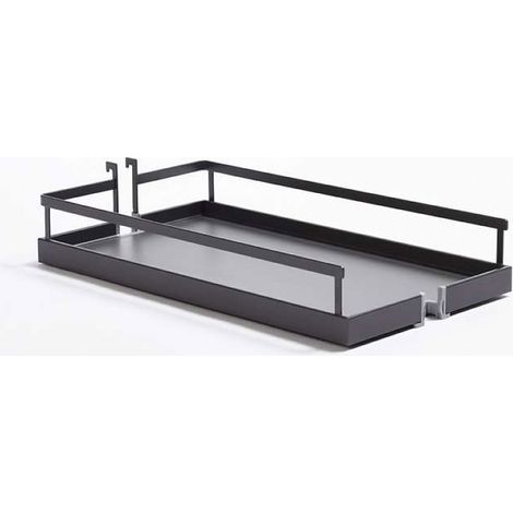 Corbeille arena style anthracite - Nombre de corbeilles : 2 - Largeur : 250 mm - Pour caisson de largeur : 300 mm - KESSEBOHMER