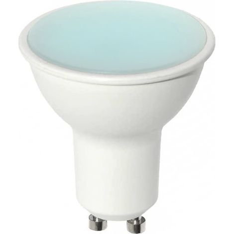 Lampada faretto 8W luce lampadina a led attacco con attacco GU10 da 220V bianca fredda 6500K (1/4)