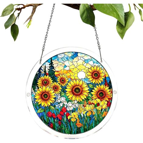 Suncatcher Puzzle 2D Acryl Fensteranhänger Buntes