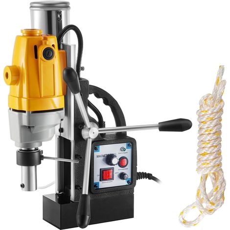 MD40 40mm perceuse magnétique 1100W Vitesse Continue Banc de Forage électrique Machine for la Structure en Acier d'ingénierie (Color : Single Drill, Size : 1 UK) (1/5)