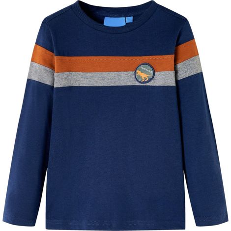 Teenpull – Kinder-Langarmshirt Marineblau 104 (1/5)