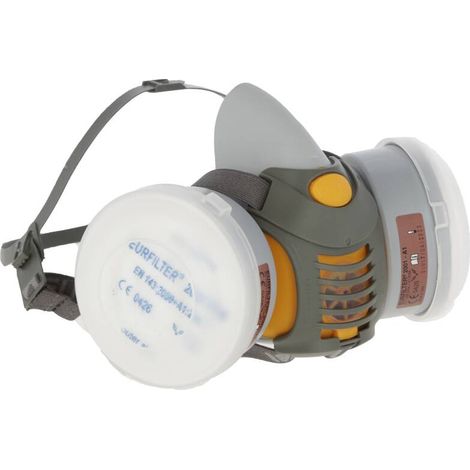 Halbmaske Vulcano, Set inkl. 2 Filter A1P2, Blister (1/2)