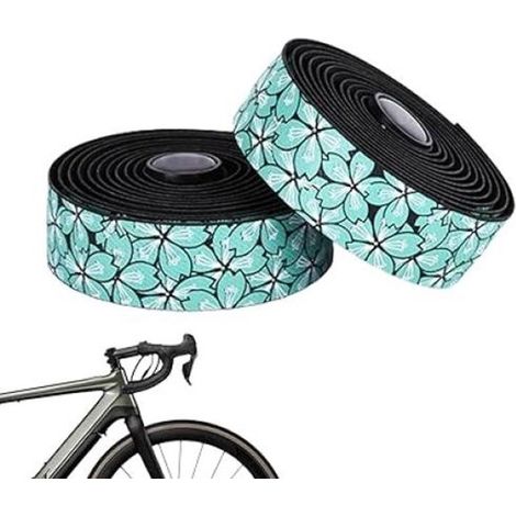 Nastro per manubrio di bicicletta, 1 paio, 210 cm, autoadesivo, multifunzionale, resistente all'usura e rosso. (1/5)