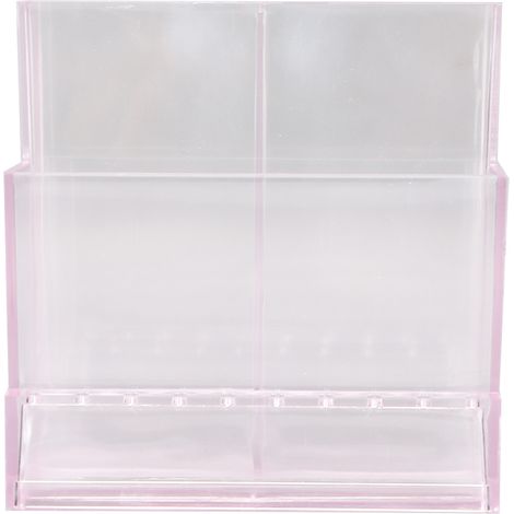Boîte de Rangement Rose pour Matériel de Manucure - Organisateur Portable pour Perleuse à Ongles et Accessoires - Coffret de Voyage pour Art des Ongles (1/5)