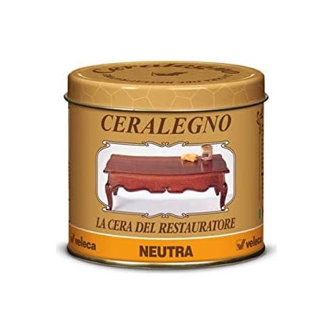 VELECA CERALEGNO MOGANO - LT.1 -CERA D'API IN PASTA, (1/2)