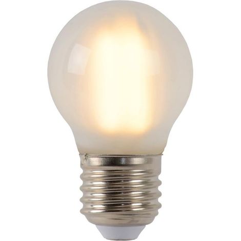 Lucide G45 - Glühfadenlampe - Ø 4,5 cm - LED Dim. - E27 - 1x4W 2700K - Matte (1/3)