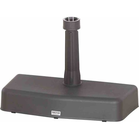 Kunststoff Balkon Schirmständer 20 kg Kunststoff weiß, für Schirmstöcke 19-36 mm