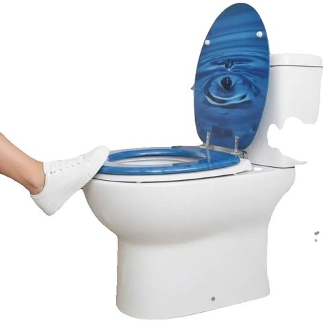 Toilettensitz, dekoratives Design, Standardgröße, Sachet (1/5)