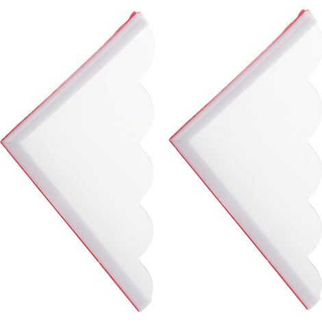 2 Pièces Pare-éclaboussures ’Angle en Acrylique, Compact (1/5)