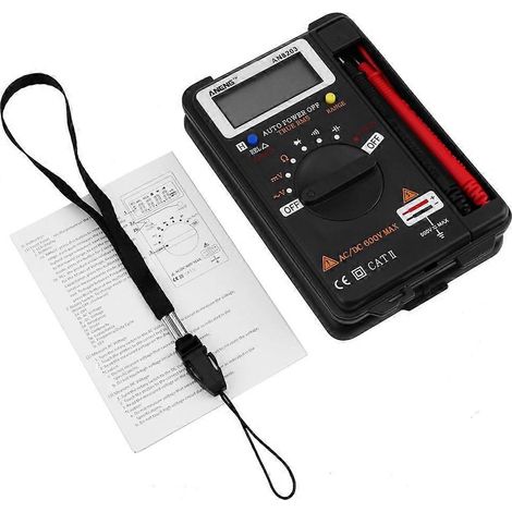 ANENG AN8203 Digitalmultimeter AC/DC-Voltmeter Ohmmeter LCD-Anzeige 4000 Counts