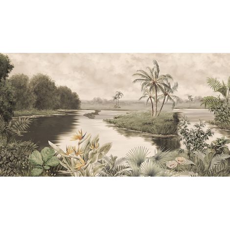 Papier peint panoramique - Paysage sauvage - 130 cm x 70 cm (1/2)