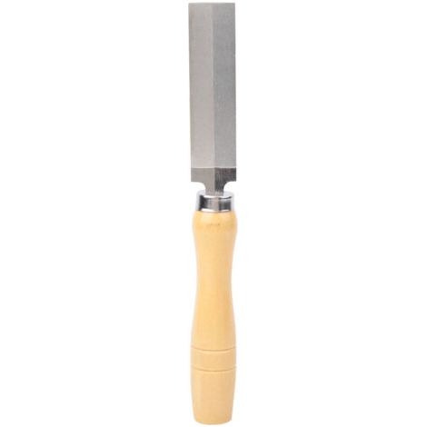 Lime diamantée rhombique, manche en bois, métal, verre, meulage, outil de jardinage (7,6 cm) (1/4)