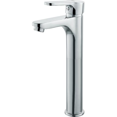 MISCELATORE MONOCOMANDO LAVABO ALTO SERIE PACO Cromo