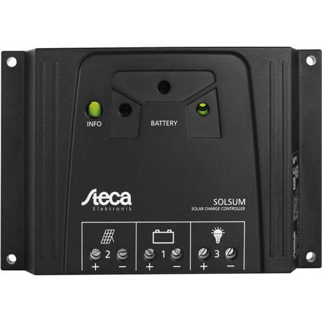 Steca Solsum 1010 Regolatore di carica 12 V, 24 V 10 A