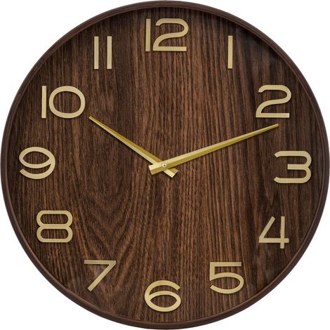 Horloge en bois grand modèle IVANA (1/4)