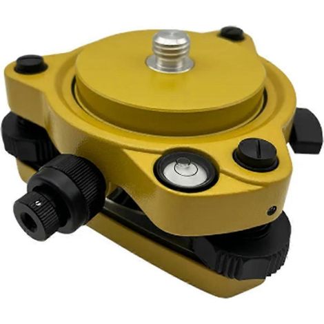 Tribrach mit optischem Lot und Tribrach-GPS-Adapter mit 5/8" x 11 drehbarer Befestigungsschraube für GNSS-GPS-Totalstation A (1/5)