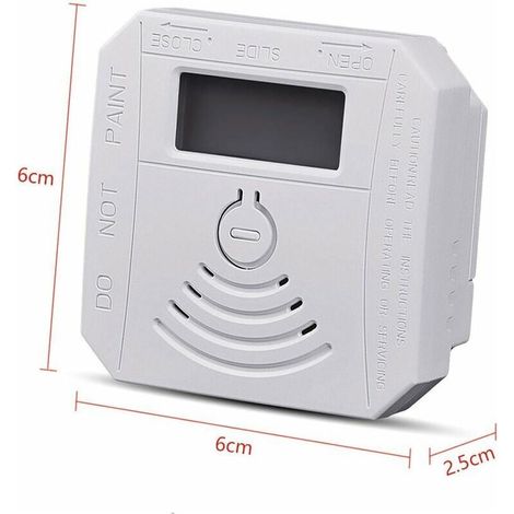 Dolaso – Rilevatore di fumo e monossido di carbonio – Funziona con 2 batterie AAA – Indicatore LED – Allarme acustico ≥75 dB – Installazione semplice (1/5)
