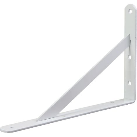 Schwerlast-Regalträger in weiss 300 x 200 x 4,0 mm