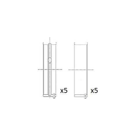 Coussinet de paliers de vilebrequin FAI AutoParts BM1047-STD MERCEDES-BENZ