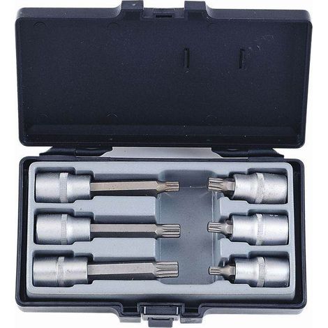 Embouts longs et courts xzn, spline 6-8-10-12 en coffret