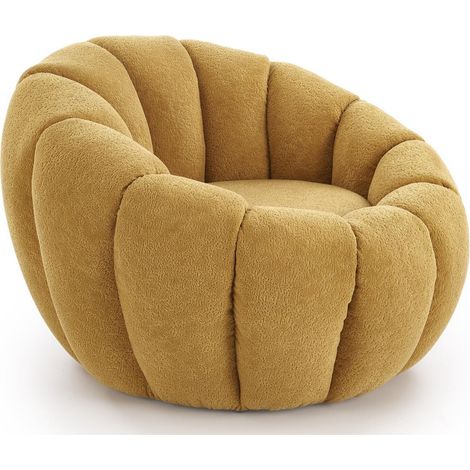 Sillón Houston Lana, Amarillo, 60x90x95cm, Tapiz, 0 (1/5)