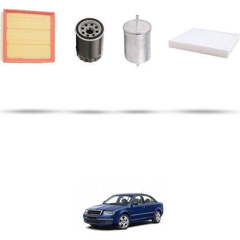 Kit tagliando 4 filtri compatibile con Skoda Superb I (3U) 1.8 20v 110kw Dal 2002 (1/5)