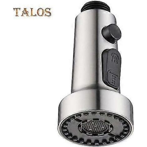 Multifunctional, modern kitchen faucet with adjustable spray, multi-purpose adapter, and kitchen utensils. (1/5)