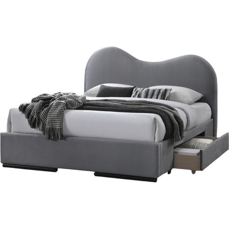 Cama Houston 1934 , Doble, 160x200, Tapiz, Somieres, 172x216x115cm