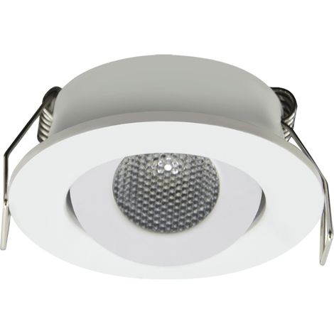 Mini Spot LED Encastrable 1.5W ø52mm - Blanc - SILUMEN