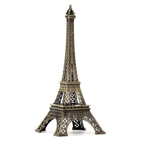 Tour Eiffel rétro européenne de Paris en métal en fer forgé modèle ornements de bureau (1/4)