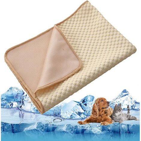 Alfombrillas refrescantes para mascotas，2 piezas，Talla 2XL，145 x 100 cm，Almohadillas refrescantes，Alfombrillas de verano para perros (1/5)