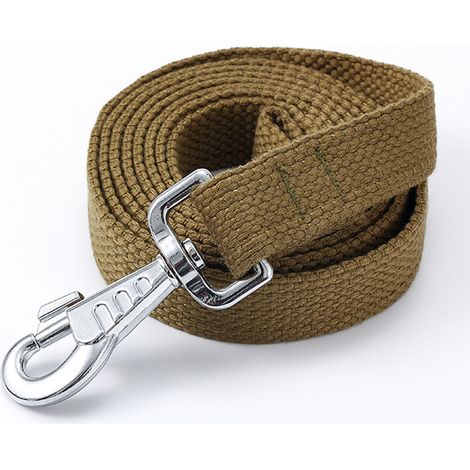 Collier Et Laisse Pour Chien - Coton Ripstop Et Polyester - Fermoir Métallique - Réglable - Ensemble Complet (1/5)