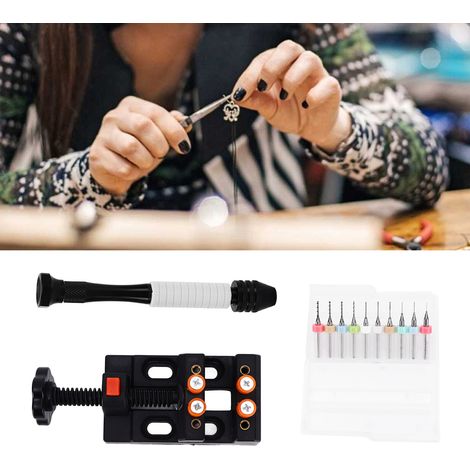 Set mit 60 Spiralbohrern mit weißer Gummibeschichtung + 48 Spiralbohrern + Minibohrern (0,3–1,2 mm) + Bohrerset für Schmuckherstellung und Schmuckdesign (1/5)