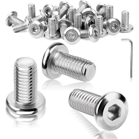 Vis Tete Plate M4x30mm Vis Allen M4 Acier Inox 25 Pièces (1/5)