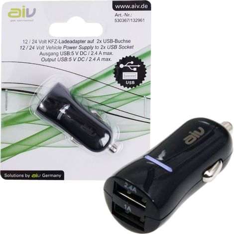 12V/24V Ladeadapter 2x USB 3.4A (1/5)